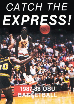 College Basketball Posters Gary Payton Oregon State University Basketball 1987